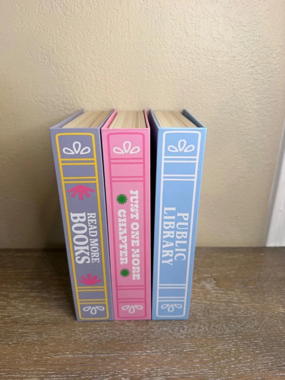Target Bullseye Playground Decorative Book Storage Complete Set of 3